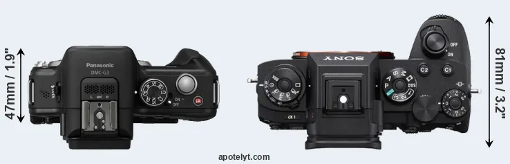Compare G3 versus A1 top