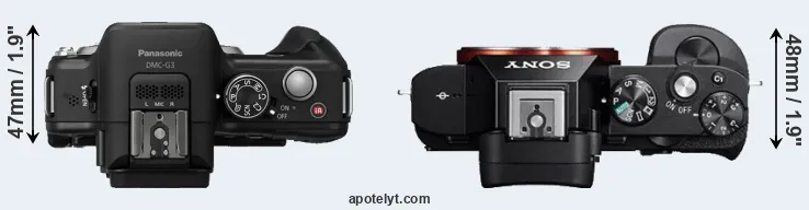 Compare G3 versus A7 top