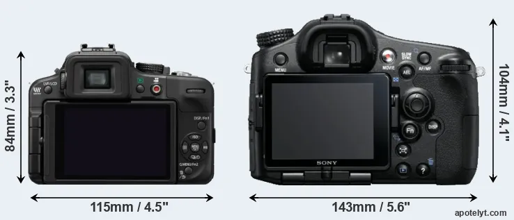 Comparison G3 or A77 rear
