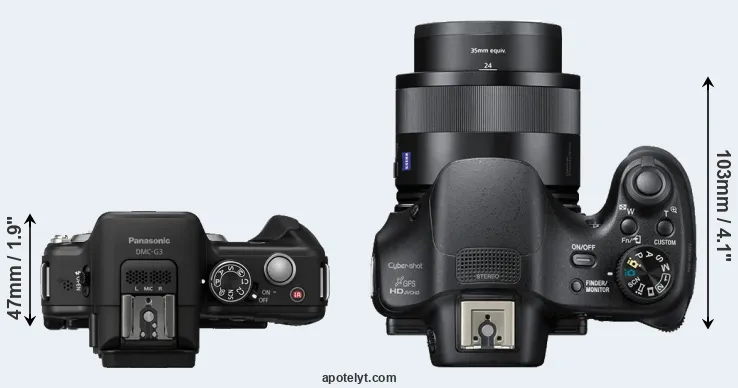 Compare G3 versus HX400V top