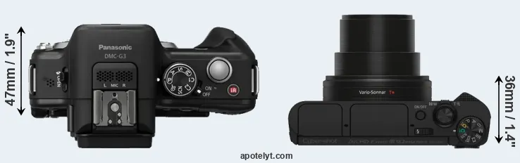 Compare G3 versus HX80 top
