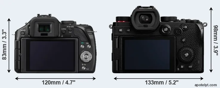 Comparison G5 or S5 rear