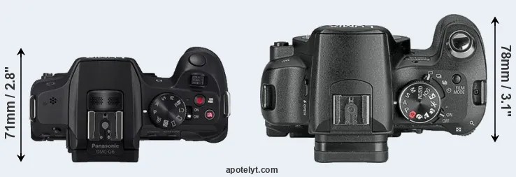 Compare G6 versus L10 top