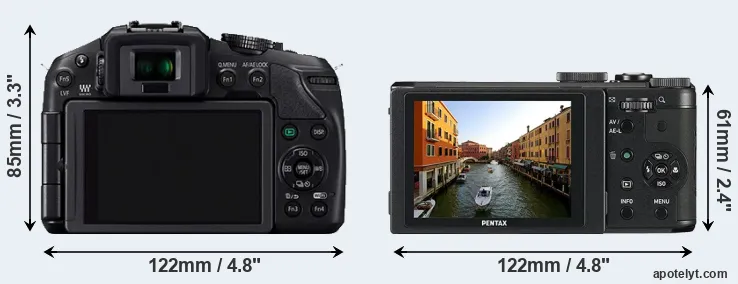 Comparison G6 or MX-1 rear