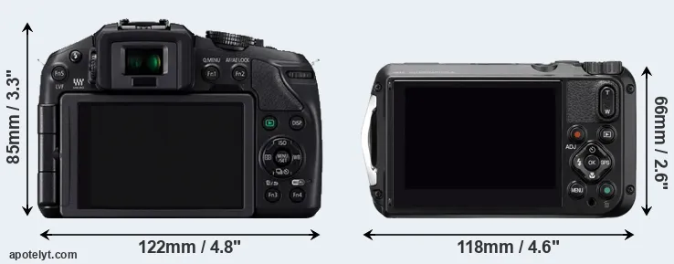 Comparison G6 or WG-6 rear