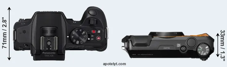 Compare G6 versus WG-6 top
