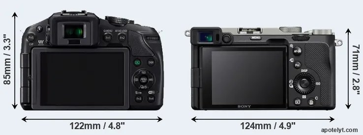Comparison G6 or A7C rear