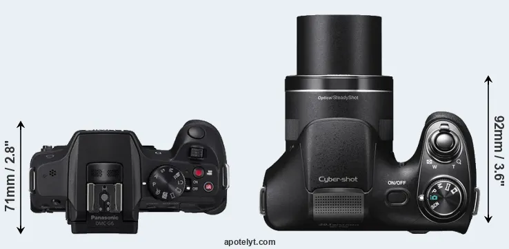 Compare G6 versus H300 top