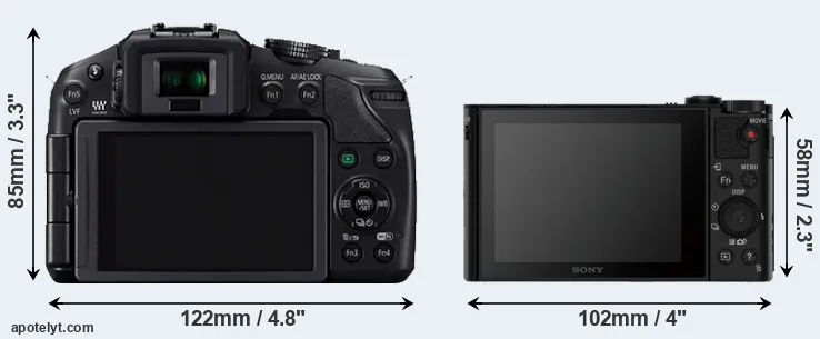 Comparison G6 or HX90V rear