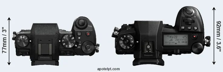 Compare G7 versus G9 top