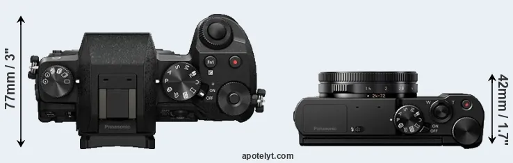Compare G7 versus LX10 top