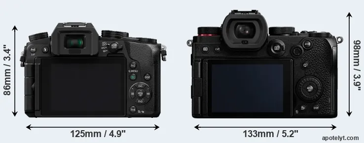 Comparison G7 or S5 rear