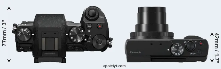 Compare G7 versus TZ95 top
