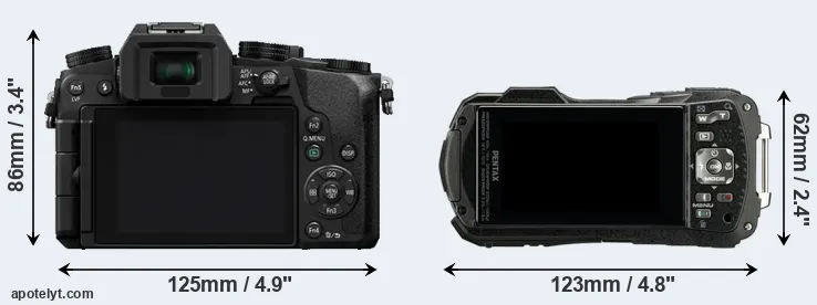 Comparison G7 or WG-90 rear