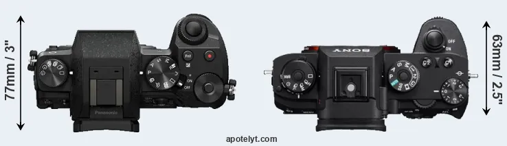 Compare G7 versus A9 top