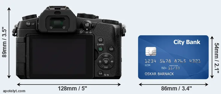 G80 and credit card rear side