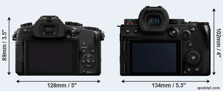 Comparison G80 or G9 II rear