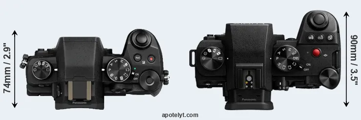 Compare G80 versus G9 II top