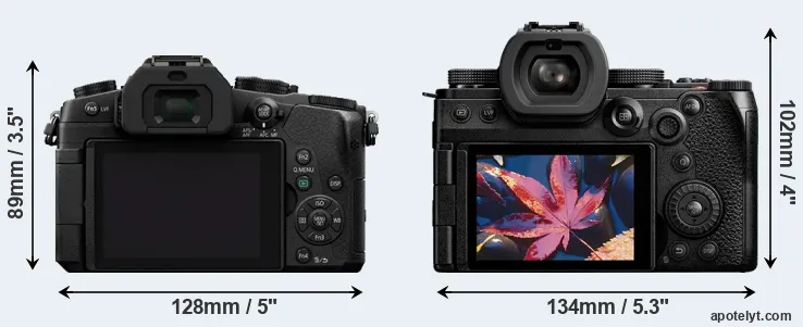 Comparison G80 or S5 II rear