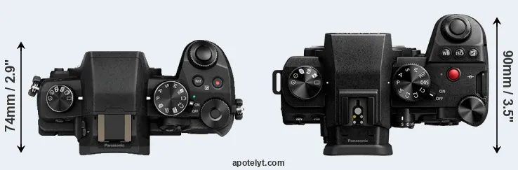 Compare G80 versus S5 II top