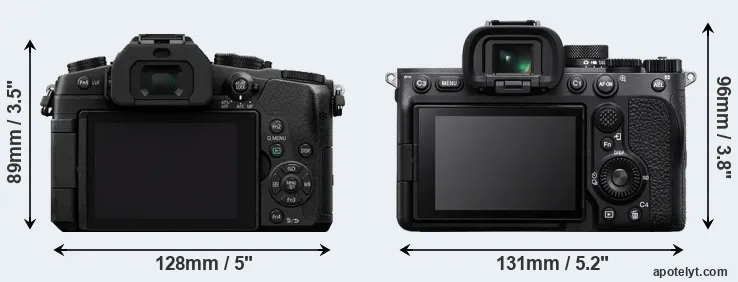 Comparison G80 or A7 IV rear