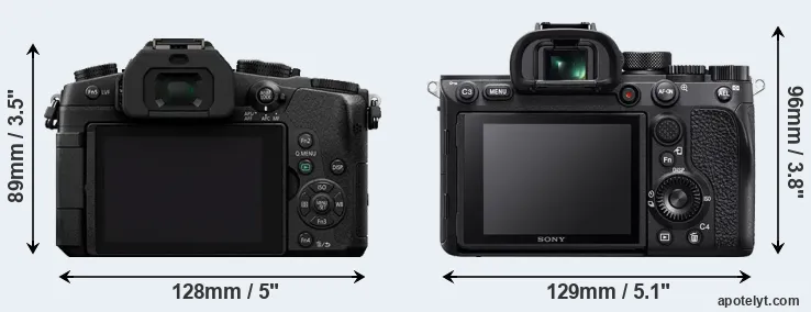 Comparison G80 or A7R IV rear