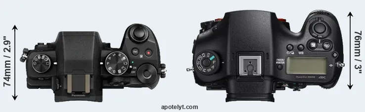 Compare G80 versus A99 II top