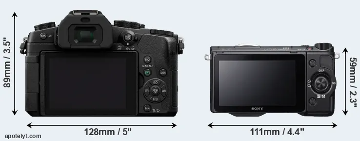 Comparison G80 or NEX-5R rear