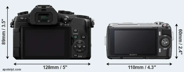 Comparison G80 or NEX-C3 rear