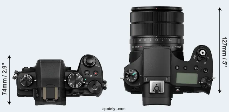 Compare G80 versus RX10 III top