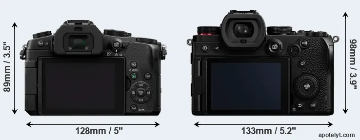 Comparison G85 or S5 rear