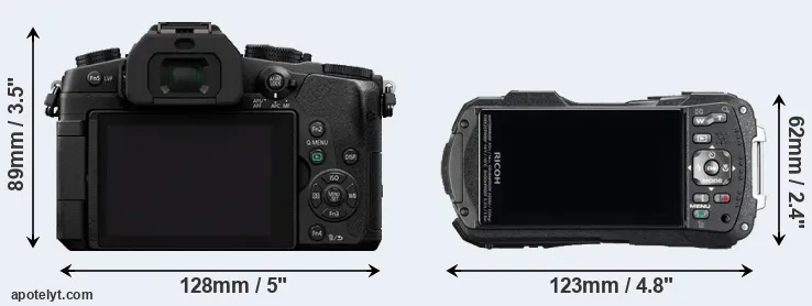 Comparison G85 or WG-60 rear