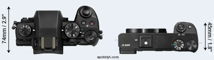Compare G85 versus A6000 top