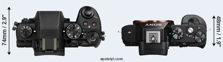 Compare G85 versus A7S top