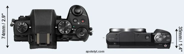 Compare G85 versus NEX-3N top