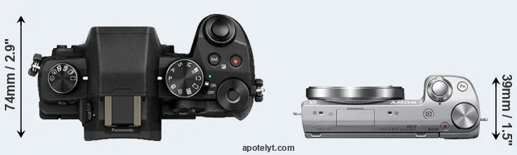 Compare G85 versus NEX-5T top