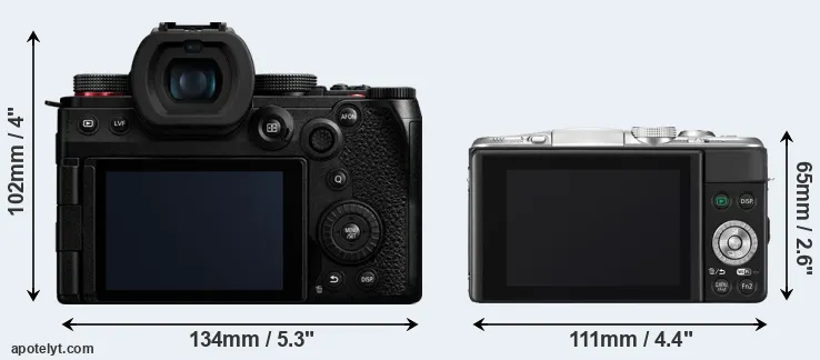 Comparison G9 II or GF6 rear