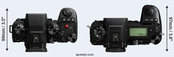 Compare G9 II versus S1R top