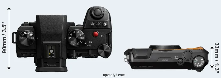 Compare G9 II versus WG-6 top