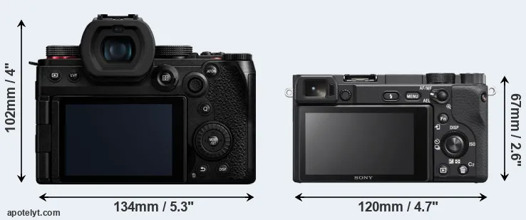Comparison G9 II or A6400 rear