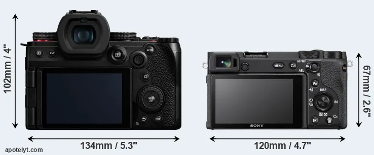 Comparison G9 II or A6600 rear