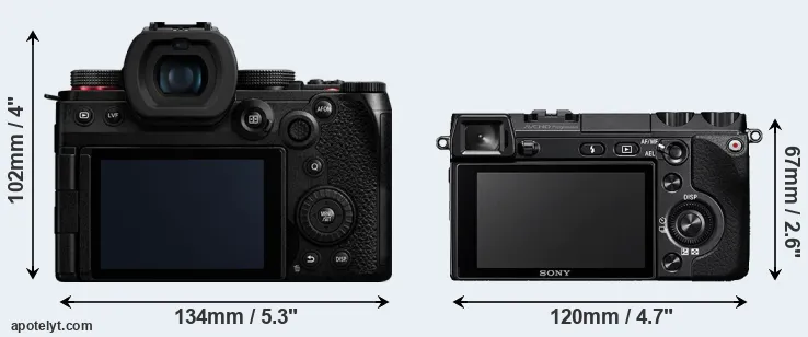 Comparison G9 II or NEX-7 rear