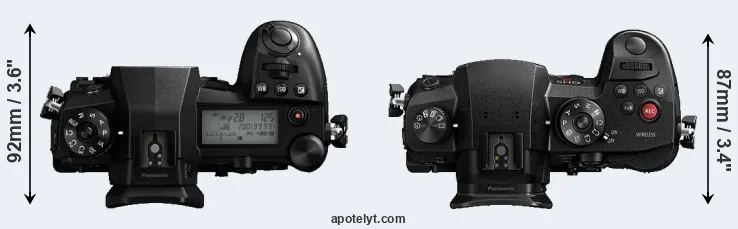 Compare G9 versus GH5s top