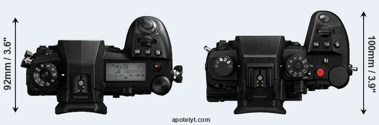 Compare G9 versus GH7 top