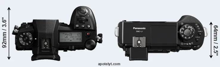 Compare G9 versus L1 top