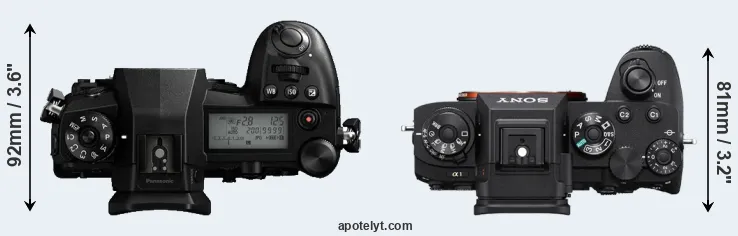 Compare G9 versus A1 top