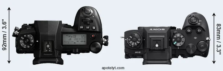 Compare G9 versus A9 III top