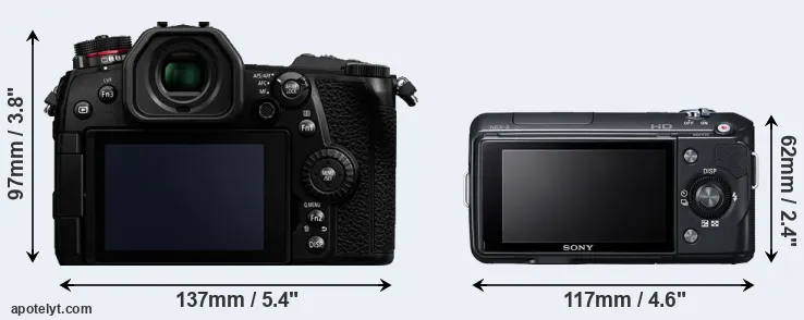 Comparison G9 or NEX-3 rear