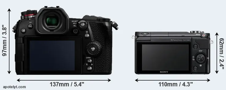 Comparison G9 or NEX-3N rear