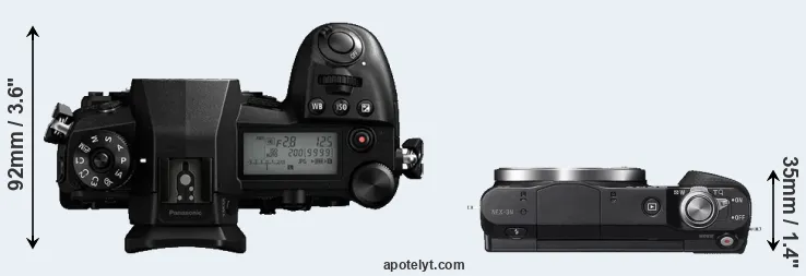Compare G9 versus NEX-3N top